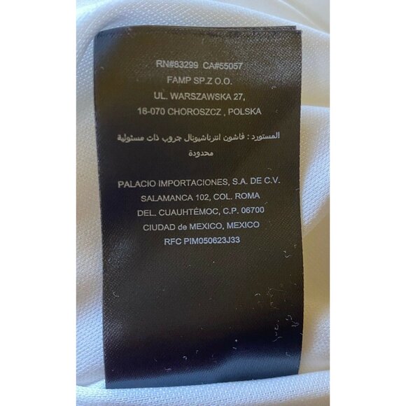 Bebe Womens Ivory Halter Neck Bodycon Dress Size L Polyester Blend - Picture 5 of 8